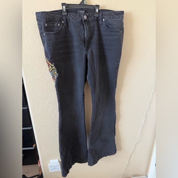 Ed hardy tiger patch Jeans - Picture 2 of 4